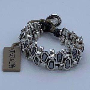 Uno De 50 Crystal CROCO TEARS Bracelet RP$599